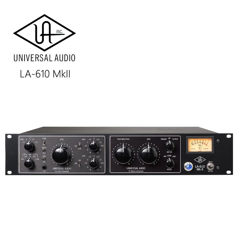 UNIVERSAL AUDIO LA-610 MkII 經典電子管麥克風前置放大器