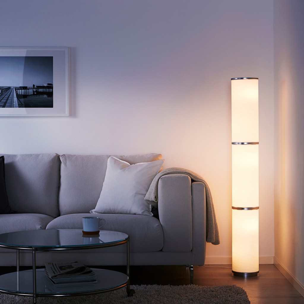 北歐工業LOFT風格經典IKEA宜家VIDJA LAMP落地燈/立燈燈飾燈具/白色/二手九成新/原$1490特$990