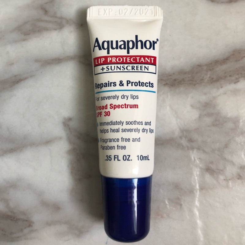 Eucerin Aquaphor防曬SPF30修復護唇膏10ml 敏感可 無香精