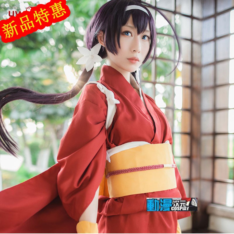 動漫次元 文豪野犬cosplay 夜叉白雪泉鏡花cos服浴衣和服女裝coshf 27 蝦皮購物