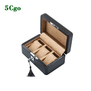 5Cgo【鴿樓】碳纖維皮質手工打造手錶收納盒木製機械表展示盒收藏收納盒定製五金帶鎖 540751955445