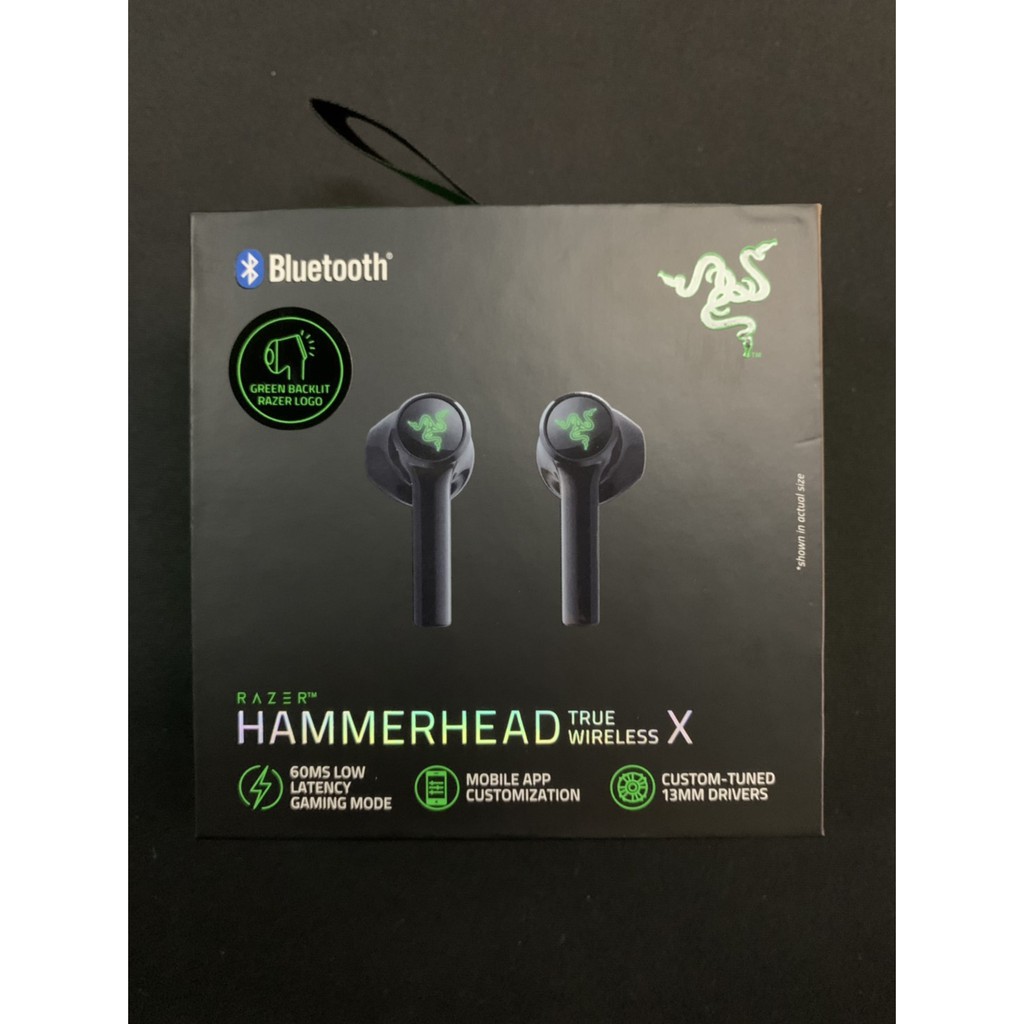 玩家殿堂 Razer Hammerhead True Wireless X 雷蛇戰錘狂鯊x 耳掛式藍芽電競耳機 蝦皮購物