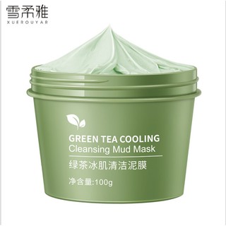 【F P】✦臺灣現貨✦雪柔雅 玫黛琳 綠茶冰肌泥膜 深層清潔面膜 控油去黑頭粉刺塗抹面膜 綠茶冰淇淋面膜 綠茶泥膜