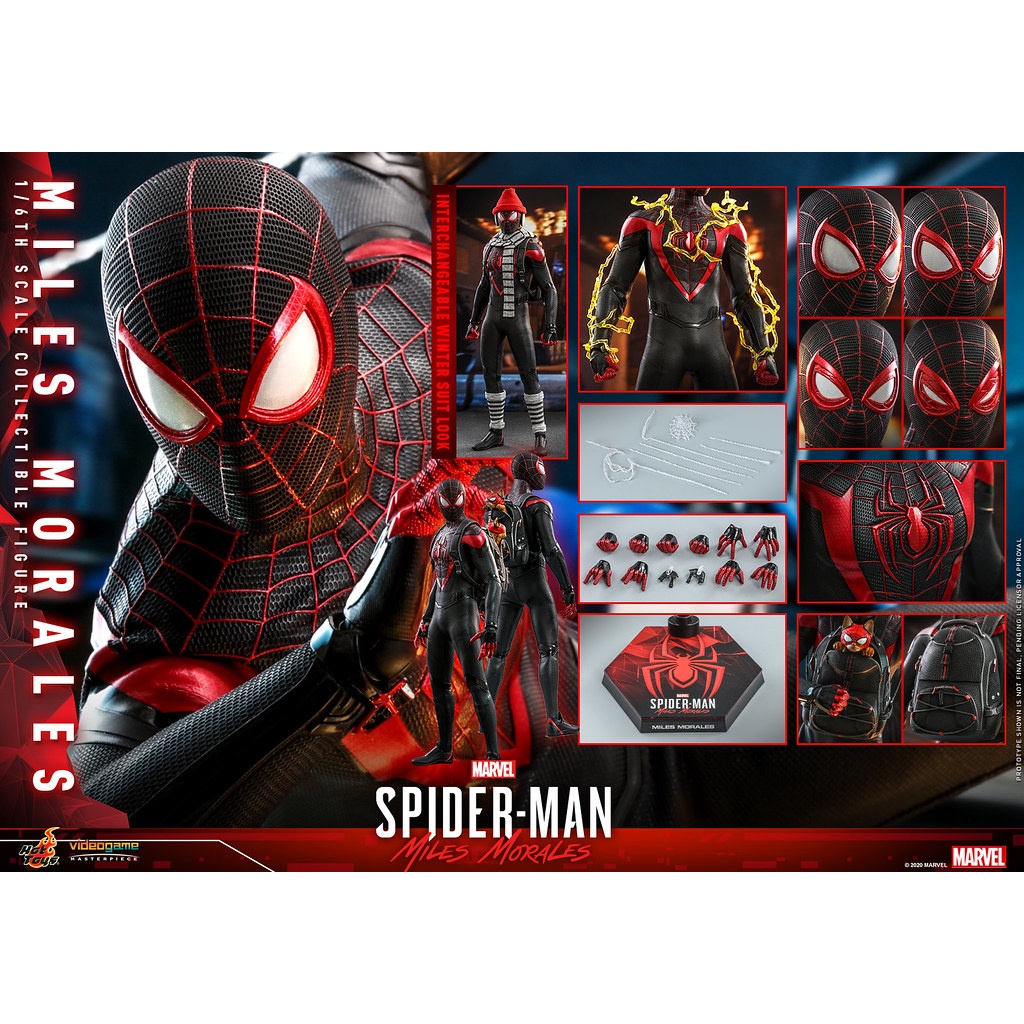 【現貨免運】 Hot Toys VGM46 漫威蜘蛛人：邁爾斯 摩拉斯 Miles Morales