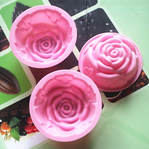 Y&amp;T[現貨]造型玫瑰花蛋糕模 矽膠模 果凍 蛋糕模具 手工皂模具