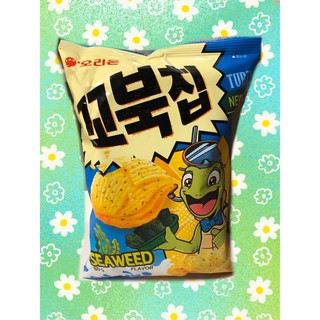 韓國好麗友 烏龜玉米脆餅 四層餅 烏龜餅（海苔、麻辣、原味）80公克