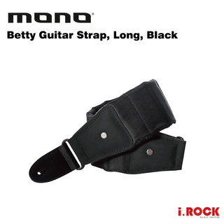 MONO M80 Betty系列 減壓 黑色 長版 背帶 吉他背帶【i.ROCK 愛樂客樂器】