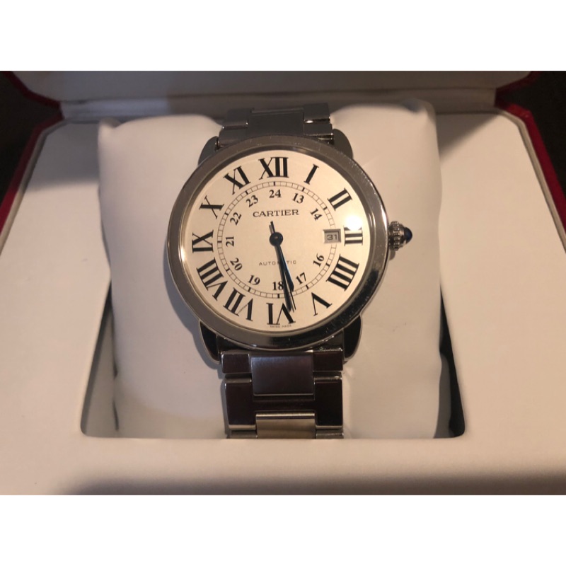 Cartier Ronde Solo經典大型鍊帶 手錶 42mm 機械錶