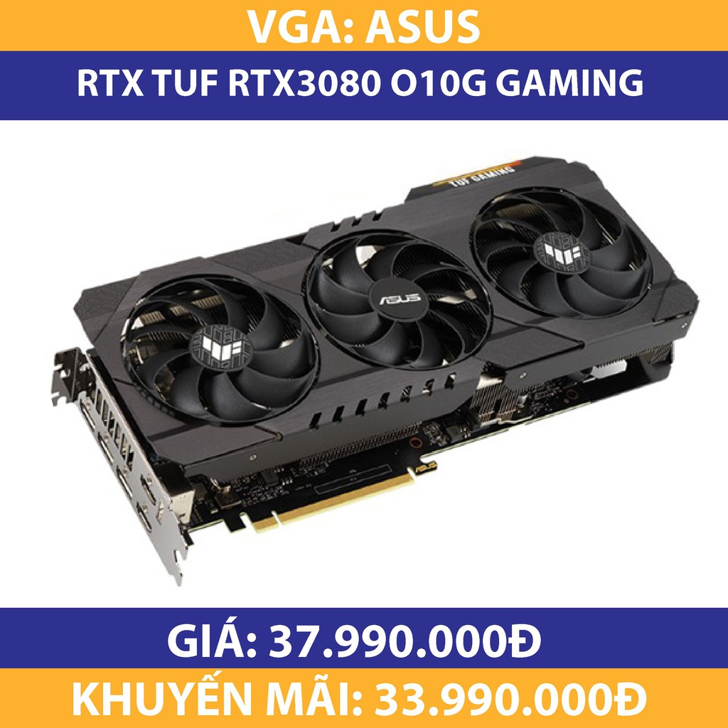 Vga 華碩 TUF GAMING GeForce RTX 3080 (TUF-RTX3080-10G-GAMING)