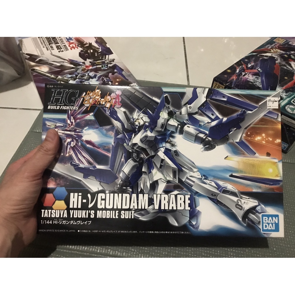 【 Bandai】萬代 HG 1/144 鋼彈創鬥者 Hi-Nu Brave 海牛 青焰型 全新/未組裝