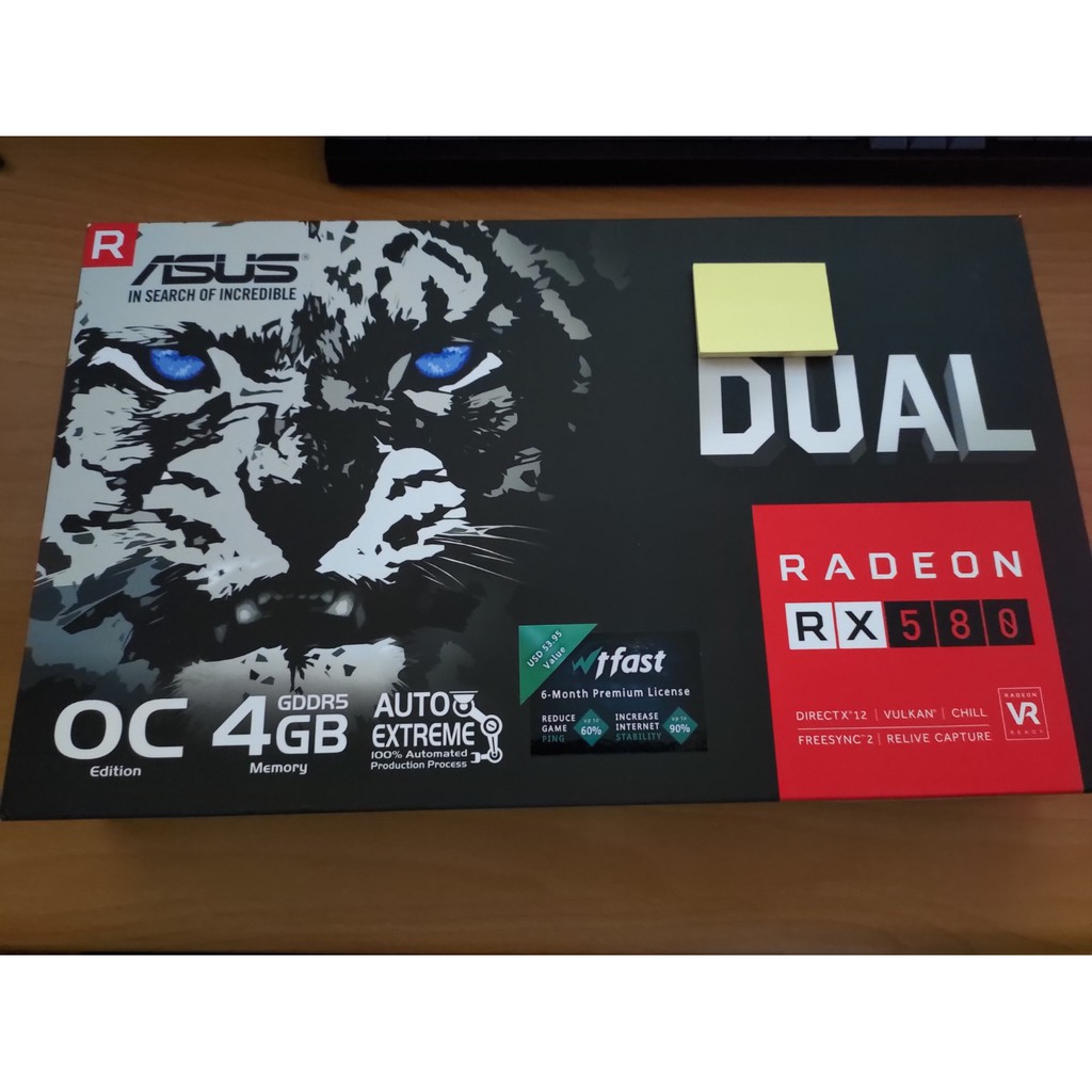 asus dual rx580 4g