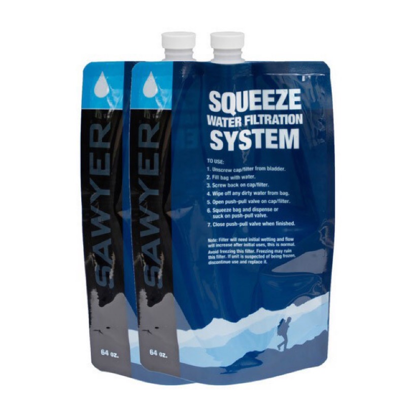 Sawyer 2公升替換水袋(2入)- SP114, 可接mini water使用!