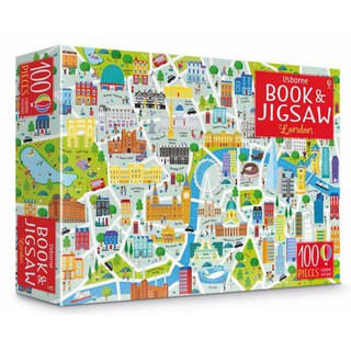 英國Usborne Book and Jigsaw: London 倫敦100片拼圖+1本知識百科