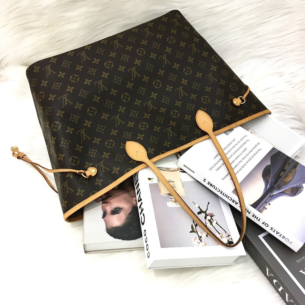 二手旗艦 LV M40157 字紋 Neverfull GM 肩背包 購物包 托特包 大(公益店)20501