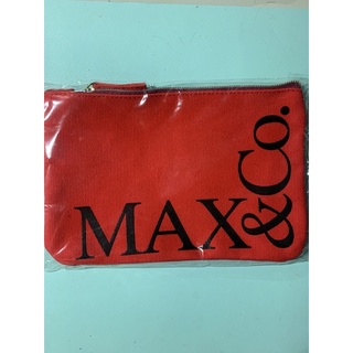 全新 Max&Co 紅色 化妝包 手拿包 萬用包