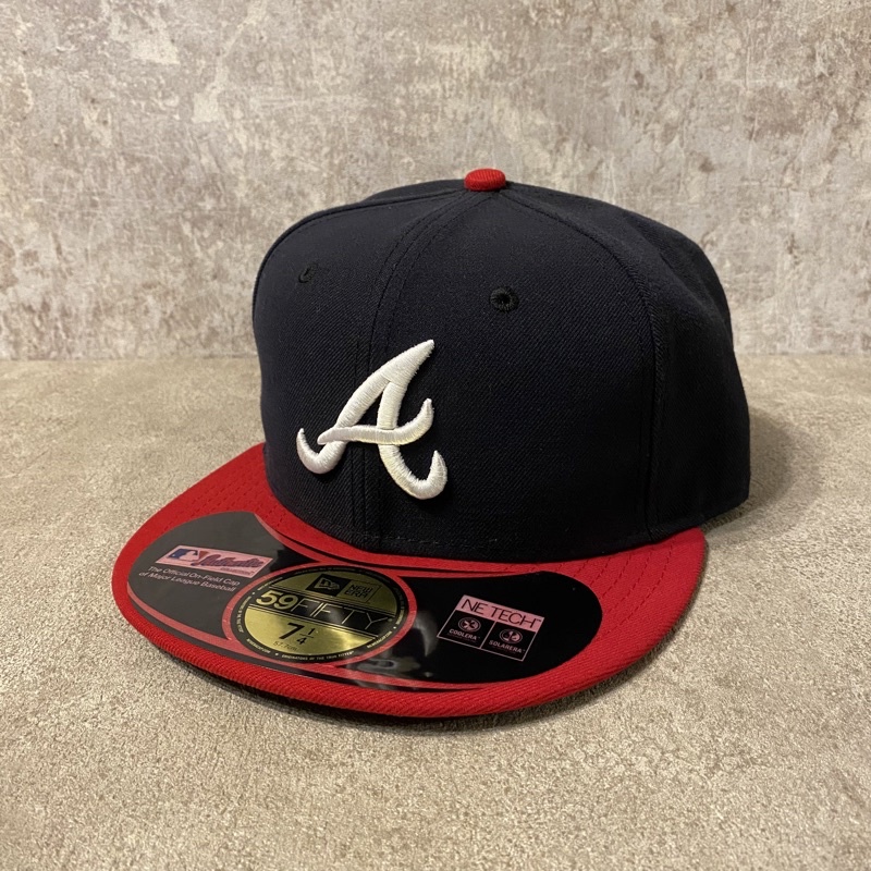 NEW ERA MLB ATL BRAVES 59FIFTY 亞特蘭大勇士隊全封式棒球帽/球員比賽款