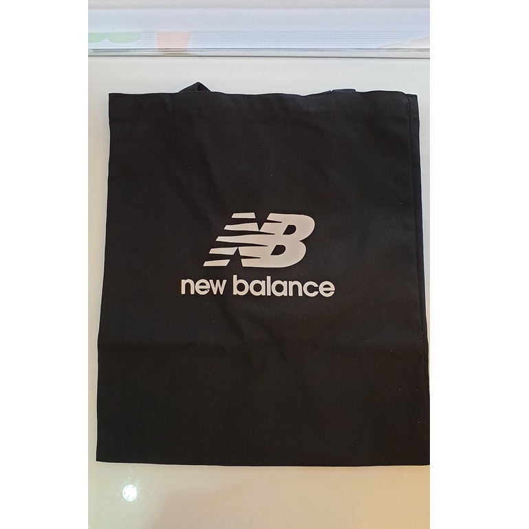 New balance NB 黑色帆布托特包 購物袋 全新正品