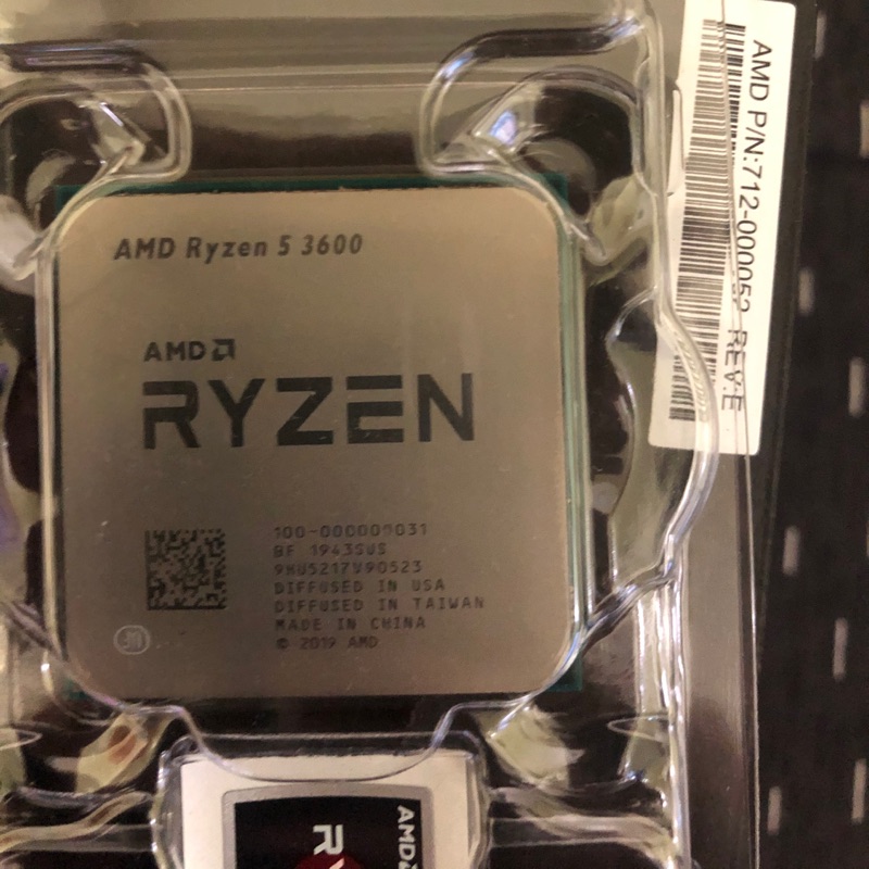 AMD R5 3600 CPU 近全新