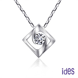 ides愛蒂思鑽石 設計款30分E/VS1八心八箭完美3EX車工鑽石項鍊/完整的愛
