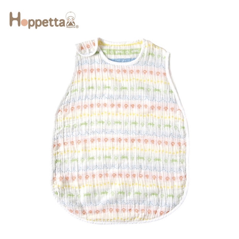 現貨 Hoppetta 日本製 彩虹蘑菇 防踢被 四層紗防踢被 幼童2-7歲 10mois(降價）