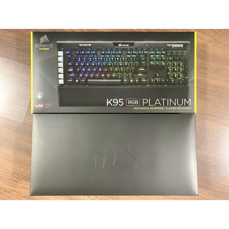 海盜船 Corsair K95 Platinum RGB 電競鍵盤 銀軸 英刻