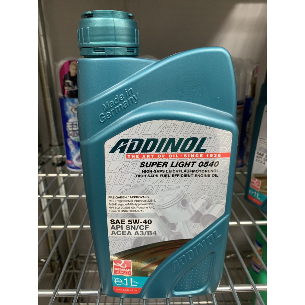 Моторное масло addinol 5w40