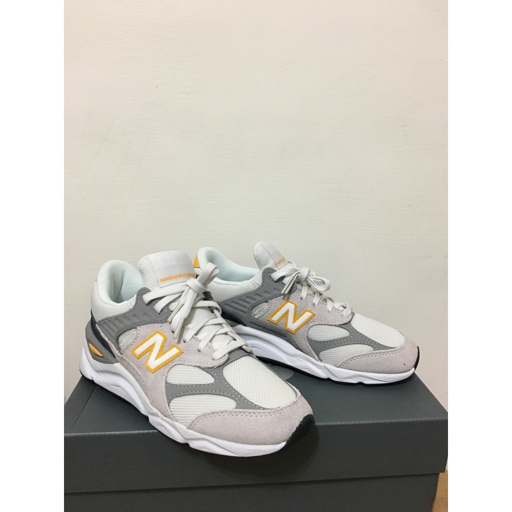 NEW BALANCE X90 慢跑鞋 復古鞋 WSX90RPB 輕量 休閒鞋 灰 白 橘 女全新品（有喜歡價格可談）