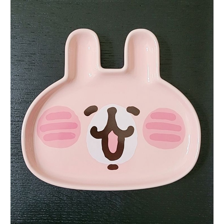 卡娜赫拉的小動物粉紅兔兔陶瓷盤P助陶瓷盤
