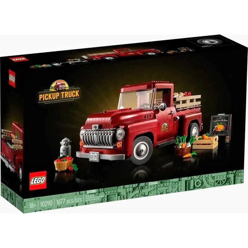 [台中可自取] 樂高 LEGO 10290 皮卡 Pickup Truck 紅色 聖誕 農夫 貨車 卡車