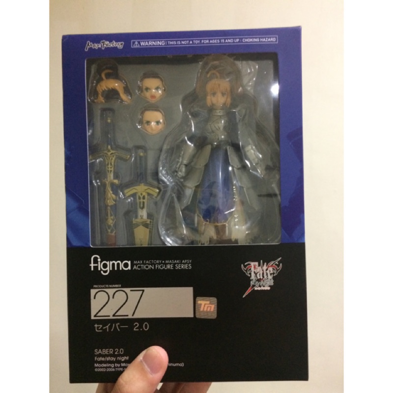 日版 Figma 227 fate/stay night saber 騎士賽巴