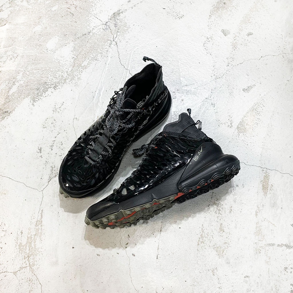 【工工買取】NIKE Air Max 270 ISPA SP 隱藏緩震氣墊 全黑 高筒 健走鞋