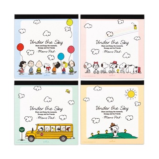 【莫莫日貨】2022 日本製 Hallmark 史努比 snoopy 4圖案 全綵便條紙 留言紙 memo (共4款)