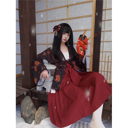 僅試穿 吊牌已拆 To Alice 原創和風忘川彼岸花浴衣 蝦皮購物