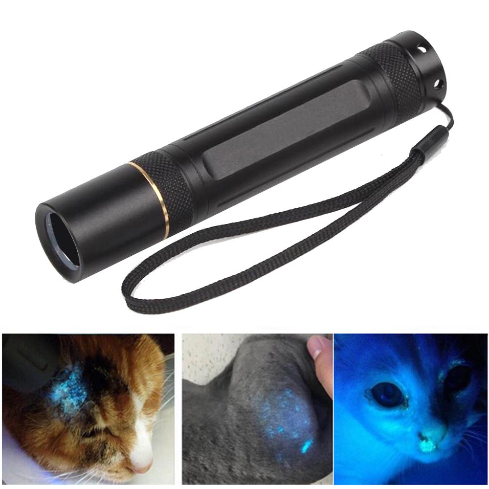 伍德氏燈365nm紫光燈 寵物醫院伍德氏燈紫外線手電筒動物皮膚犬貓癬狗蘚照貓尿真菌檢測