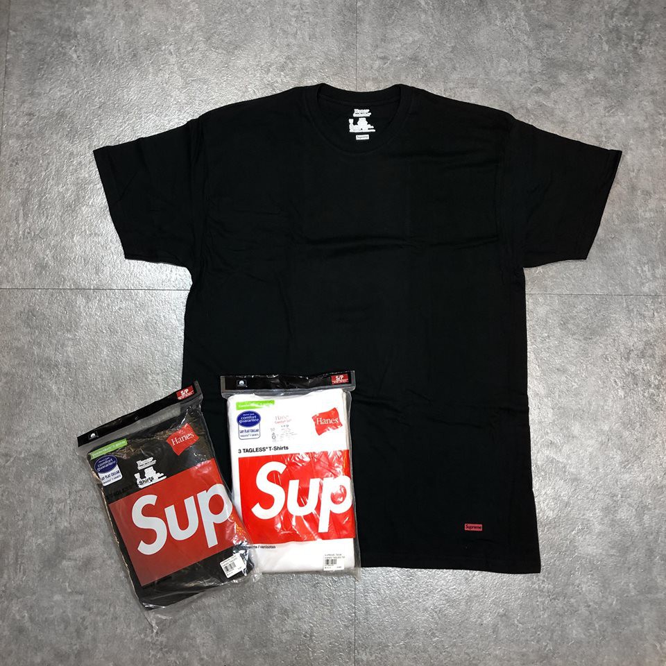 supreme hanes tagless
