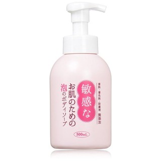 Clover 敏感肌可用 泡沫沐浴乳 500ml 【樂購RAGO】 日本製