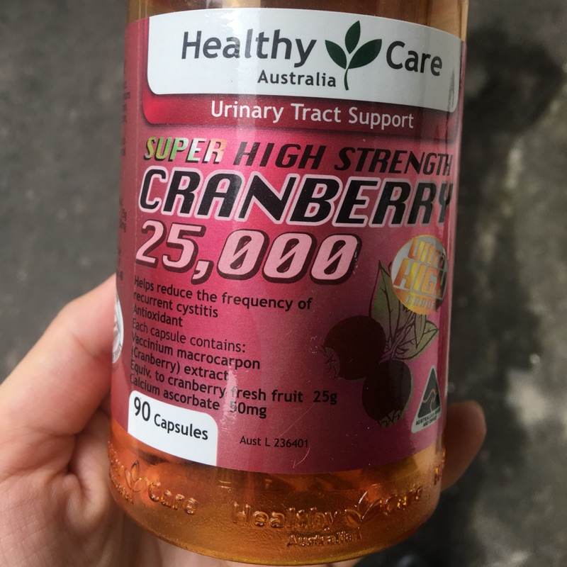 蔓越莓 膠囊 高濃縮 25000 澳洲 Healthy Care 全新 特價 出清