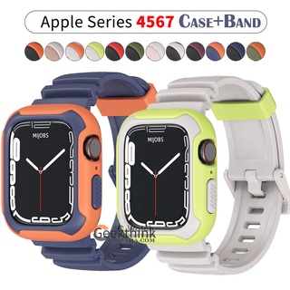 屏幕保護膜錶帶防震錶帶兼容 Apple Watch Series 8 7 6 5 4 SE iWatch 40mm 41