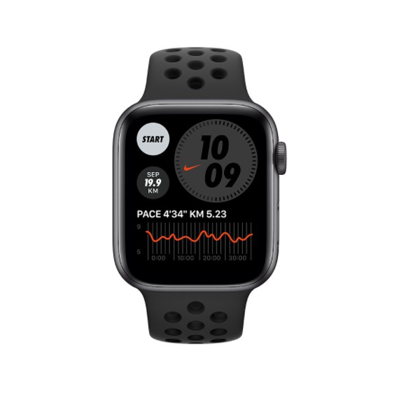 Apple Watch Series 6 Nike 太空灰色鋁金屬錶殼 運動型錶帶 44mm S6 GPS LTE