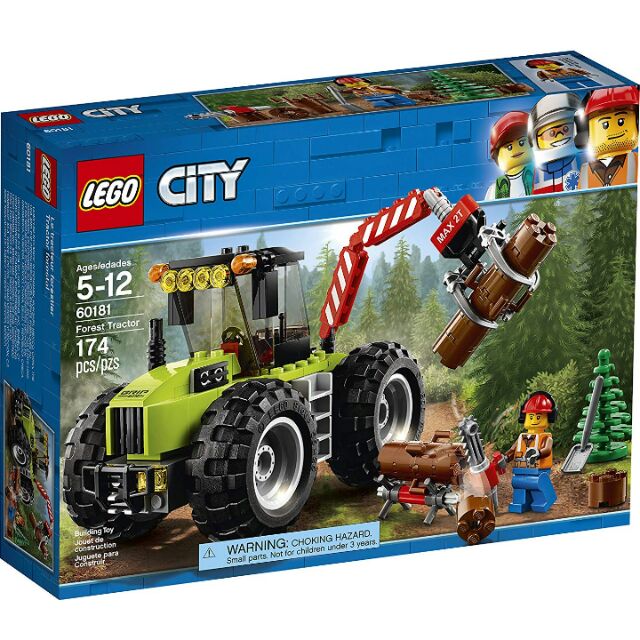 正版 樂高 LEGO 60181 CITY 城市系列 森林拖拉機 樹木