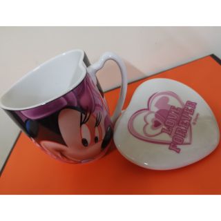 🍵【現貨】迪士尼愛心造型米奇米妮馬克杯(限量款)