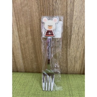 日本 日本製 小熊學校 叉子 水果叉 兒童餐具 幼兒餐具