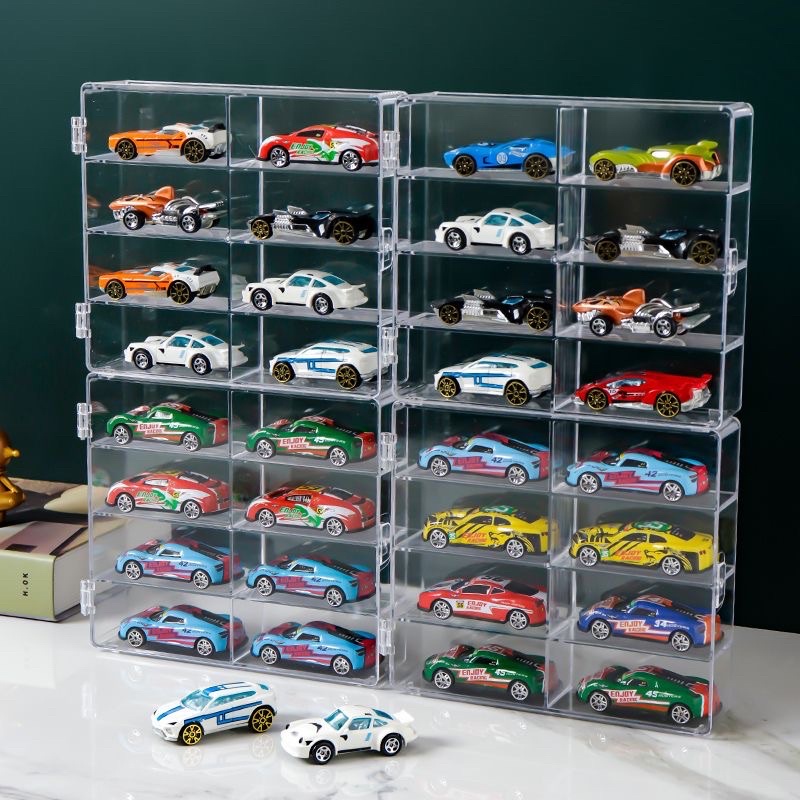 「全站最低不用等」1:64 1/64 模型盒 防塵 展示 汽車 展示盒 合金汽車tomica 多美小汽車收納盒 模型車