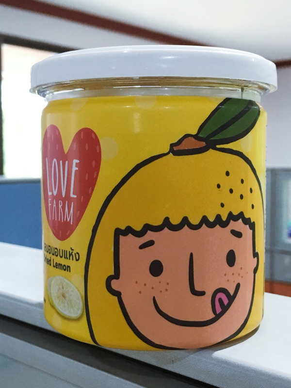 泰國 love farm 檸檬乾 就是愛檸檬 罐裝 120g 辣味 辣檸檬