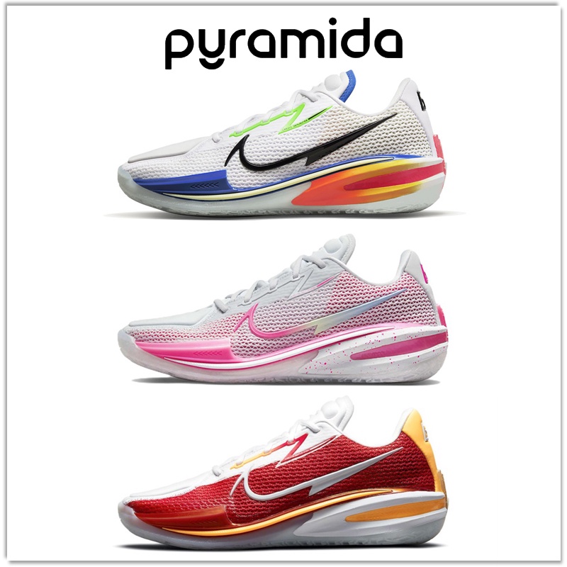 Puramida-Nike Zoom G.T. Cut EP 白彩 乳癌 白紅 男鞋 女鞋 耐磨 實戰 運動鞋 籃球鞋