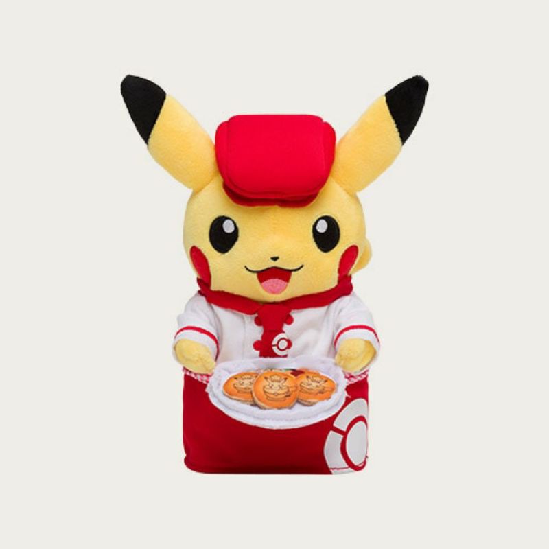 【有時候買太多】Pokemon Cafe 神奇寶貝中心 皮卡丘 廚師 水果鬆餅 精靈寶可夢咖啡 玩偶 娃娃 A