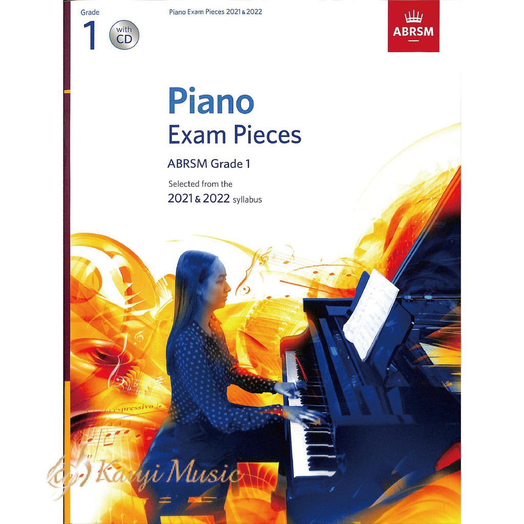 舊版商品完售下架【凱翊︱ABRSM】英國皇家2021&2022鋼琴指定考試曲 第1級（附CD）Piano Exam Gr