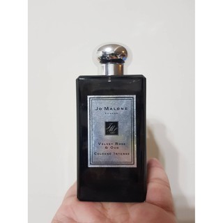 【Jo malone】絲絨玫瑰與烏木（黑瓶芳醇古龍水）100ml 二手，約8成