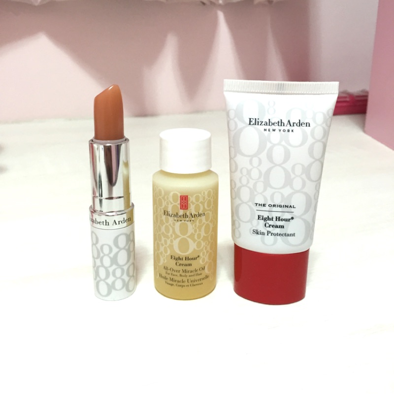 elizabeth arden 雅頓 8小時潤澤霜 輕感平衡油 護唇膏