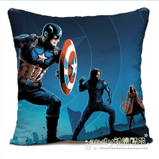 美國隊長3 :英雄內戰 抱枕 MARVEL 漫威 寒冰戰士 鋼鐵人 黑豹 蟻人 緋紅女巫 多款選擇 款式眾多 寶寶絨